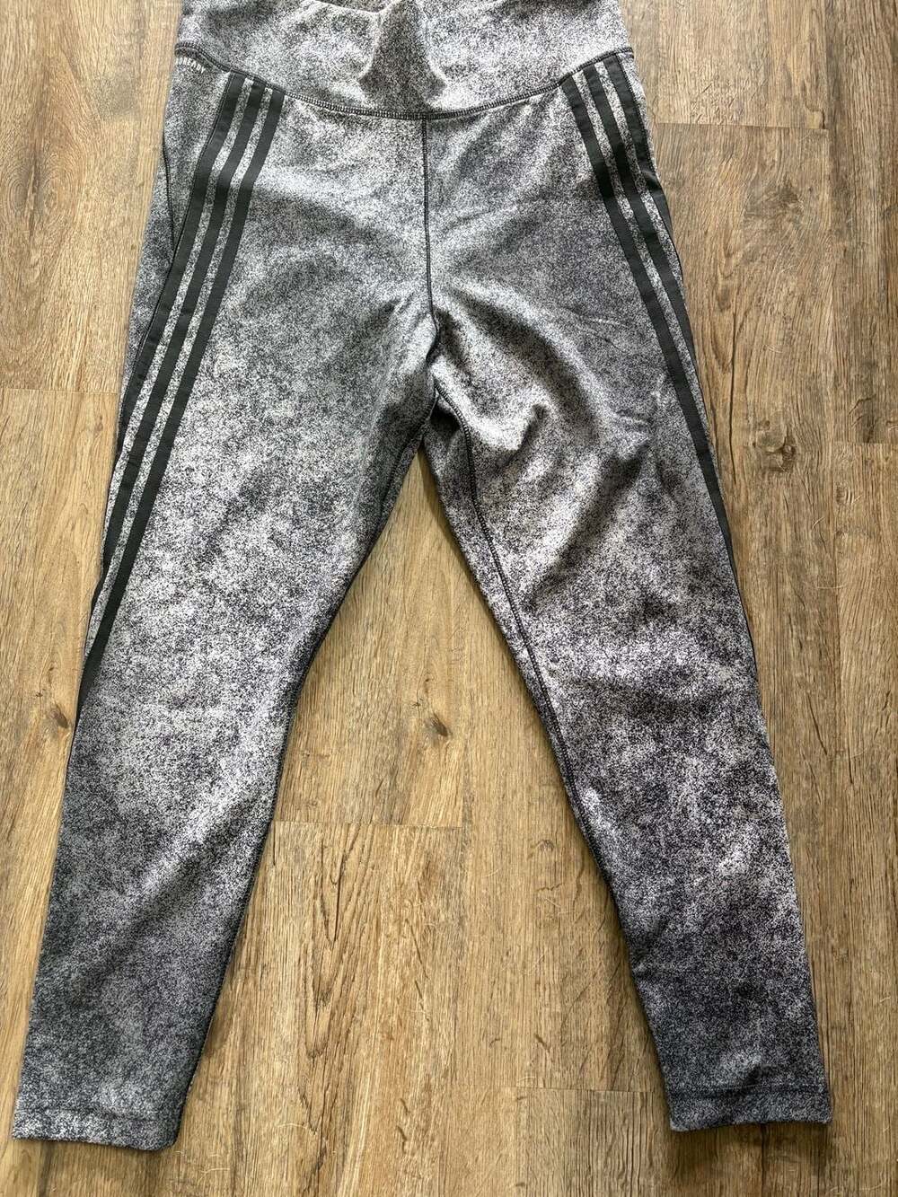 Adidas Aeroready Women's Size Large Speckled Athletic Leggings